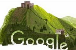 80 lat kolejki na Kasprowy Wierch uczczone w Google Doodle [fot. Google]