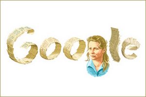 Agnieszka Osiecka w Google Doodle [fot. Google]