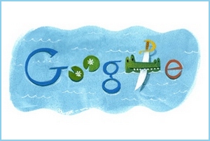 Aleksander Fredro - hrabia z wasnym Google Doodle [fot. Google]