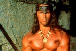Arnold Schwarzenegger znw jako Conan [fot. kadr z filmu Conan Barbarzyca (1982)]