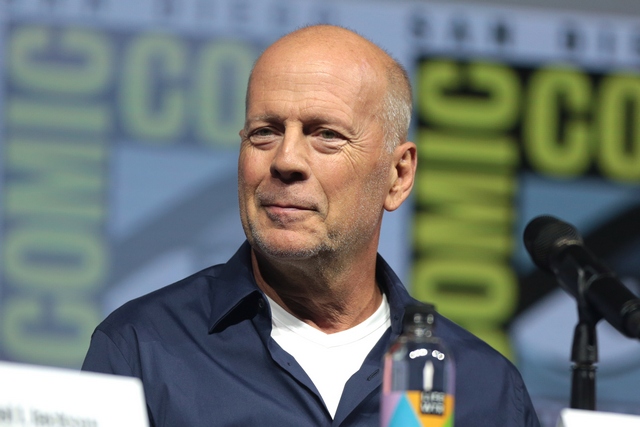 Bruce Willis fot. Gage Skidmore from Peoria, AZ, US, CC BY-SA 2.0, Wikimedia Commons