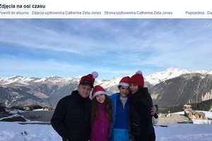 Catherine Zeta-Jones i Michael Douglas razem w Alpach [fot. facebook.com/CatherineZetaJones]