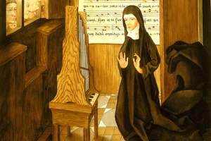 Dieta witej Hildegardy z Bingen [w. Hidegarda z Bingen, fot. Public Domain]