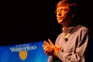 Bill Gates, fot., Mohammad Jangda, CC BY-SA 2.0 Wikimedia Commons