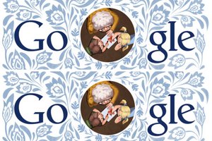 Google Doodle na Dzie Babci 2014 [fot. Google]