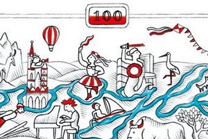Google Doodle na stulecie niepodległości [fot. Google]