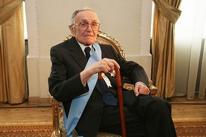 Jan Ekier skoczy 100 lat [Jan Ekier, fot. Prezydent.pl]