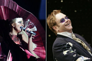 Elton John fot. Universal Music Poland / Lady GaGa fot. MTV