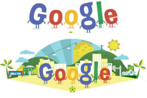 Mistrzostwa wiata w Pice Nonej 2014 w Google Doodle [fot. Google]