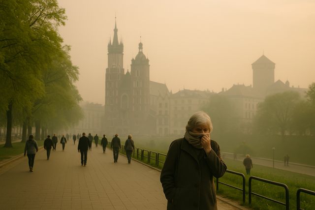 Narażenie na zanieczyszczenie powietrza osłabia zdolności poznawcze u osób starszych [fot. ChatGPT]