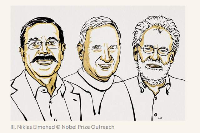 Nobel z fizyki 2022 za eksperymenty ze spltanymi fotonami [fot. Nobel Prize Outreach]