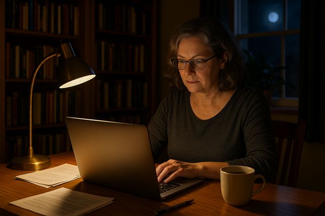 Nocne marki częściej chorują na depresję [fot. ChatGPT]