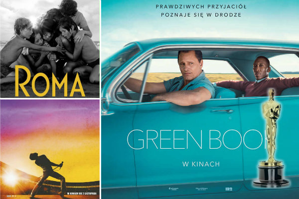 Oscary 2019: "Green Book", "Bohemian Rhapsody" i "Roma" zwycizcami [fot. collage Senior.pl]