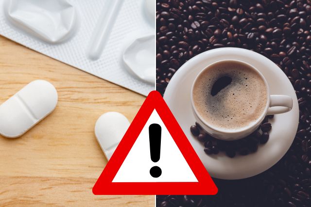 Paracetamol w połączeniu z kofeiną może uszkodzić wątrobę [fot. collage Senior.pl / Canva]