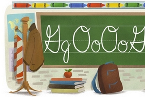 Pierwszy dzie szkoy w Google Doodle [fot. Google]