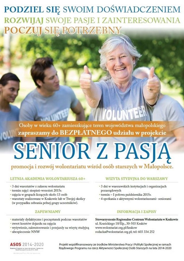 fot. Senior z pasją