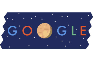 Sonda New Horizons zbliy si do Plutona. Specjalne Google Doodle [fot. Google]