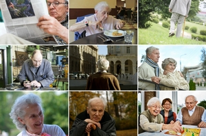 Starzenie si w Europie - dane Eurostatu [fot. collage Senior.pl]
