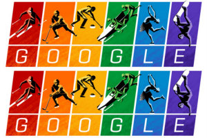 Tczowe Google Doodle na Olimpiad w Soczi. Z przesaniem z Karty Olimpijskiej [fot. Google]