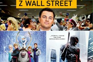 "Wilk z Wall Street" i "Kraina lodu" najchtniej wiganymi filmami w 2014 roku [fot. collage Senior.pl]