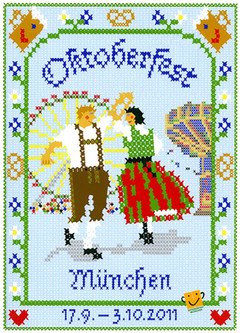 Oficjalny plakat tegorocznego Oktoberfest, fot. oktoberfest.de Oficjalny plakat tegorocznego Oktoberfest, fot. oktoberfest.de