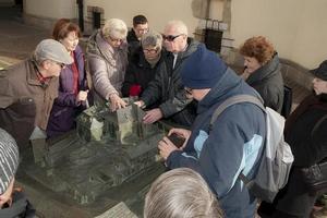 Zamek upny w Wieliczce przyjazny dla osb niewidomych [fot. Muzeum up Krakowskich Wieliczka]