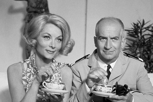 Claude Gensac, Louis de Funès, fot. seria andarm