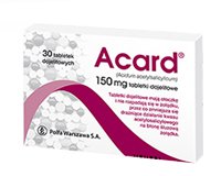 Acard tabletki dojelitowe 150 mg