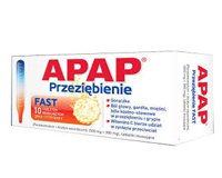 Apap Przeziębienie Fast tabletki musujące 500 mg + 300 mg